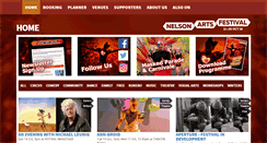 Desktop Screenshot of nelsonartsfestival.co.nz